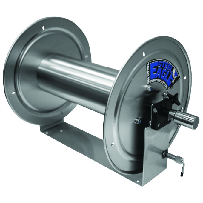 Soft Wash Hose Reel | Stainless Steel | 150'