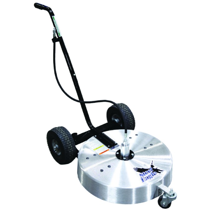 24" Surface Cleaner w/ Talon 4 Swivel | Straight Handle