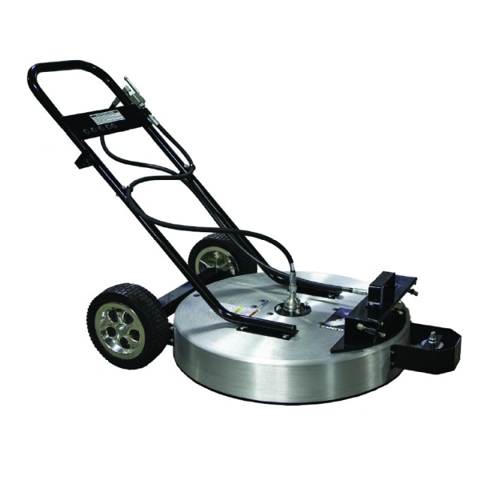 30" Surface Cleaner | Talon 4 Swivel | "U" Handle | Flat Free Tires | Water Broom