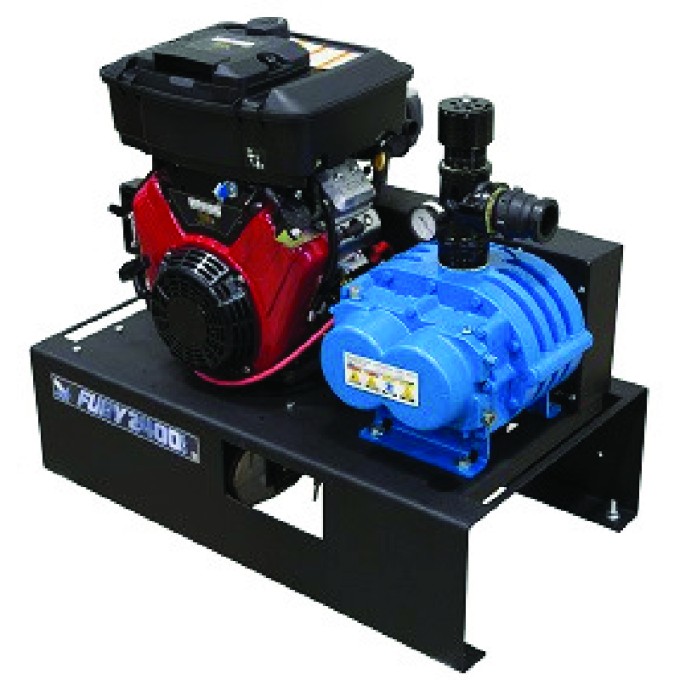 Compact Vacuum Unit (Fury 2400 CVU) - 23HP Vanguard w/Electric Start