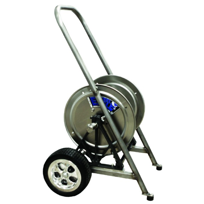 Stainless Steel Hose Reel Cart Kit | Flat Free Tires